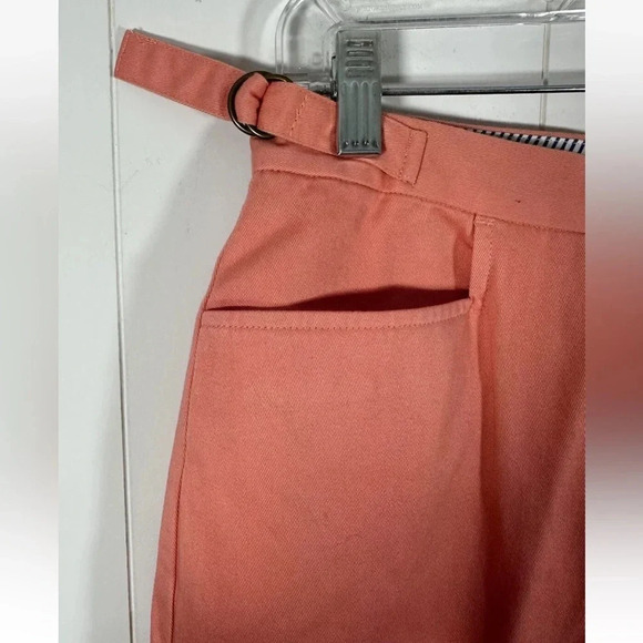 Westbound Petites SZ 10P Dress Pants Flat Front Flare Burn Coral Adjustable - Picture 4 of 8
